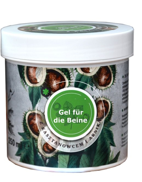 Kapilar, Salbe für Venen und Beine 150ml, mit Rosskastanie, Arnika, sibirischem Tannennadelöl, bei Ödemen, Schwellungen, Krampfader